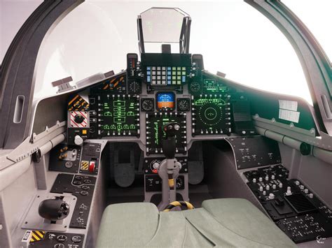 F-20 Fighter Jet cockpit